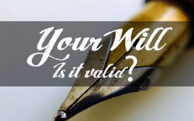 Is Your Will Valid?